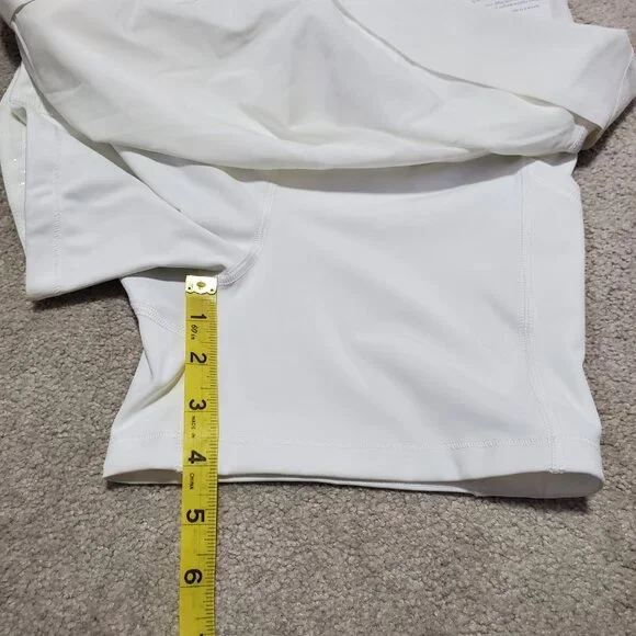 ATHLETA NWT Run With It 16" Skort Skirt Lined Tennis Golf White Women's Small - Picture 16 of 16